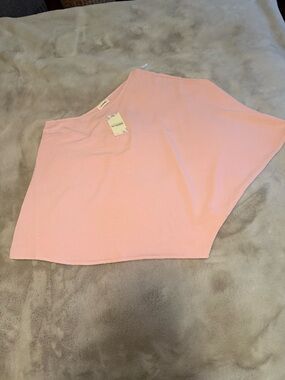NWT ee:some pink off the shoulder top